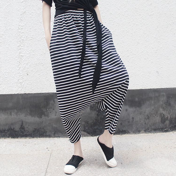 Skinny Waisted Slacks In Large Sizes