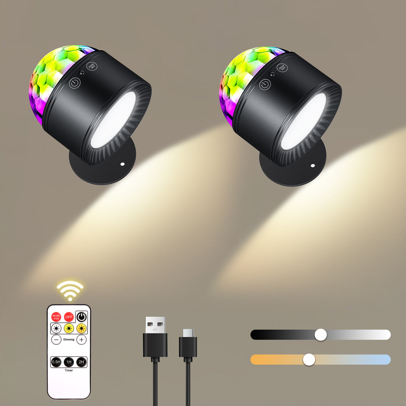 Three-color Creative Rechargeable