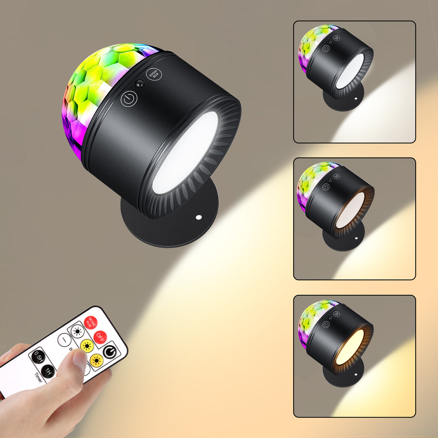 Three-color Creative Rechargeable