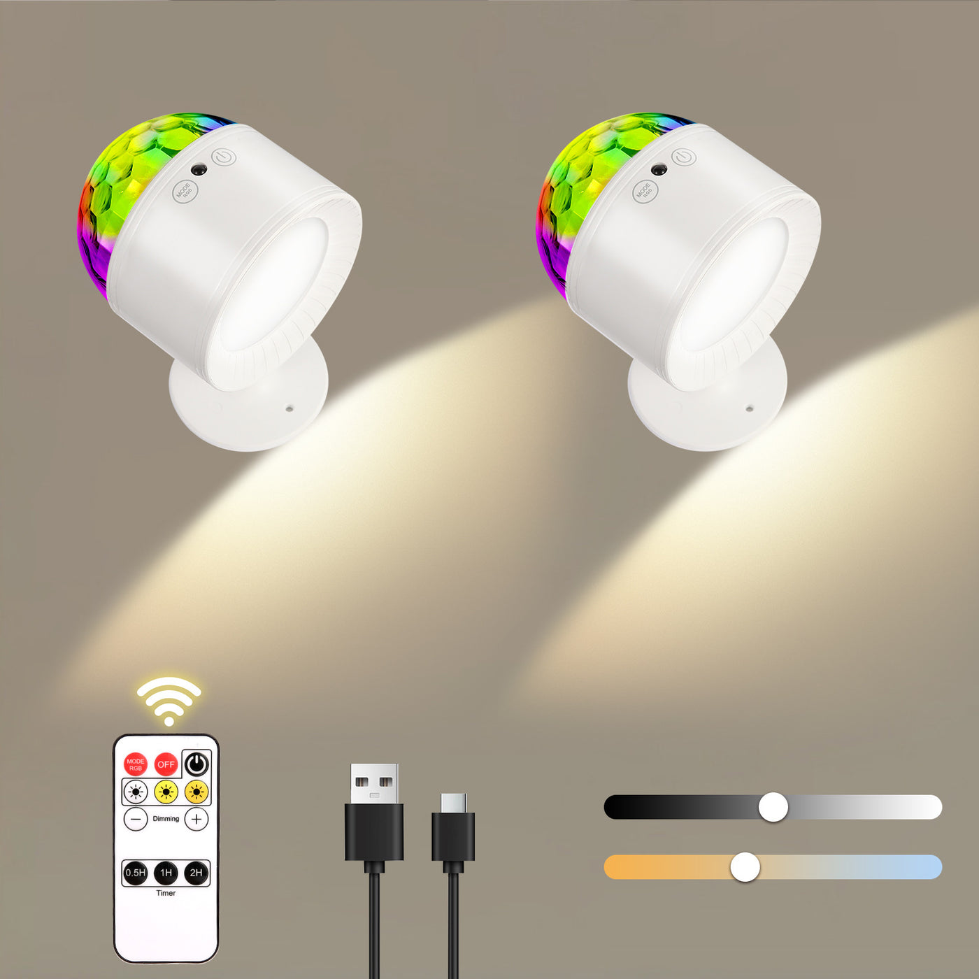 Three-color Creative Rechargeable
